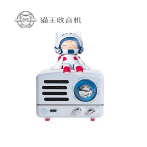猫王收音机x王者荣耀小王子潮玩手办礼盒版蓝牙音箱音响小型家用