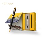 PARKER 派克IM丽雅黑金夹宝珠笔+新款大都会上海礼盒