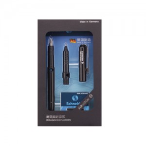 德国Schneider施耐德BK400钢笔式中性笔办公商用两用笔